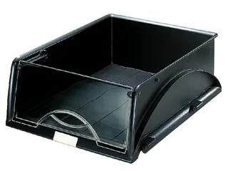 Sorteerbak Leitz 5231 Sorty met klep zwart A4 - 1