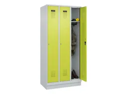 locker,HxBxD 1950x900x500mm,3vak,vak B 300mm,cil.-slot,sokkel