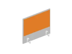 baliepaneel,v. bureau,aanbouw links,B 600mm,MP-lichtgrijs,BN3005-geel