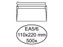 Envelop Hermes Bank Ea5/6 110x220mm 80gr Wit Zelfklevend