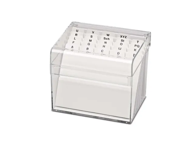 Kaartenbak Maul met index DIN A6 acryl