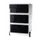 Verrijdbaar Ladeblok 642x390x436mm 4laden Romp Wit Front Zwart