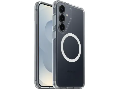 React Samsung S26 Plus Hoesje Magnetic Back Cover Transparant