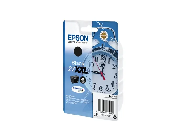 Inktcartridge Epson 27XXL T2791 zwart EHC C13T27914012