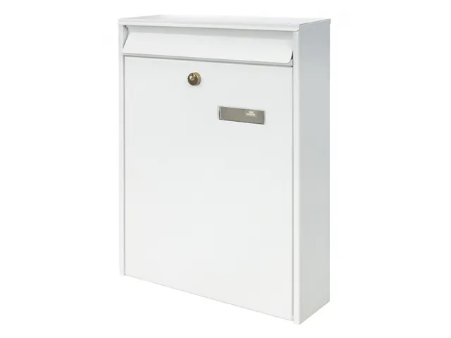 Brievenbus ‘leipzig’ Staal Wit