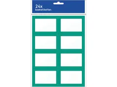 Boeketiket Kangaro 24 etiketten 3 vellen van 8 stuks groen