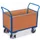 Platformwagen 400kg Laadvlak 850x460mm 4 Wanden Ral 5010