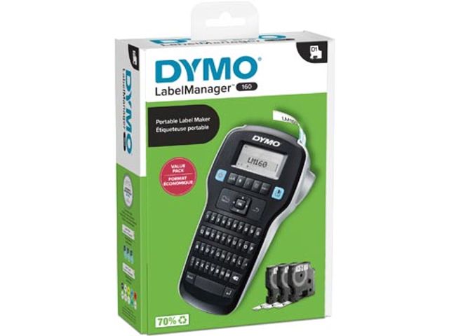 DYMO Étiqueteuse LabelManager 160 - Pack étiquettes