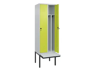 locker voor scheiding van kleding,HxBxD 2120x600x815mm,2vak - 2