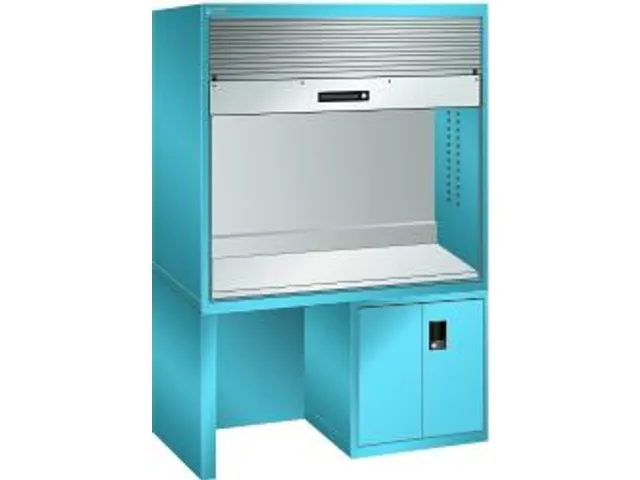 pc-kast,HxBxD 1900x1434x725mm,toetsenbordblad,romp RAL 5012