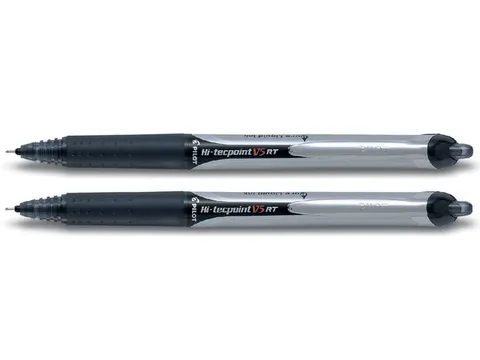 Rollerpen Pilot Hi-Tecpoint V5 RT 0.5mm Fijne punt Zwart