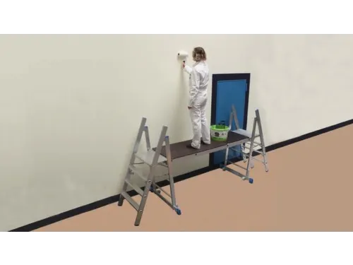 werkbordes m. zeefdrukplaat,v. laddersteiger,L 1,5m
