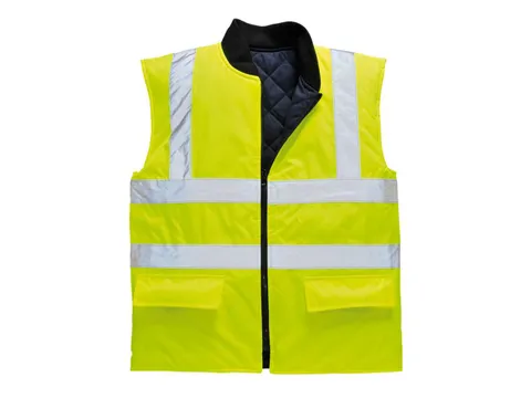 Portwest S469 hi-vis bodywarmer, fluo geel, maat S, per stuk