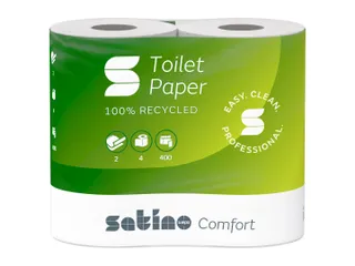 Satino 62480 Toiletpapier 100% recycled 2laags 400 vel 40 Rol - 2