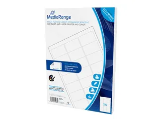 Mediarange Etiketten 63,5X38,1Mm 1050Stuk Wit Permanent - 2
