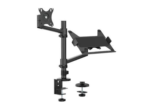 Monitorarm + laptophouder Neomounts NEXT DS20-425BL2 zwart