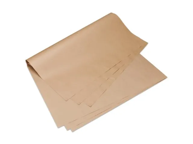 Verpakkingspapier Vel Kraft Gestreept 1200x800mm 90g/m2 Bruin