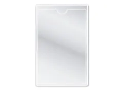 Etikethouder zelfklevend Kangaro 75x105mm, doos à 100 stuks met 200 e