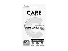 PanzerGlass CARE by Urban Combat Case Transparent w. White Qi Co