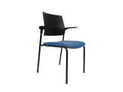Conferentiestoel Serie 118 PU leder Blauw