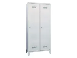 locker,HxBxD 1850x800x500mm,2vak,vak B 400mm,RAL7035,front RAL5012