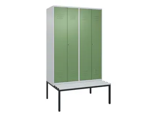 locker voor scheiding van kleding,HxBxD 2120x1200x815mm,4vak - 1