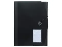 elastomap A4 Jumbo zwart met extra ruime capaciteit