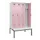 locker met bank,voor scheiding van kleding,HxBxD 2120x1200x815mm,4vak