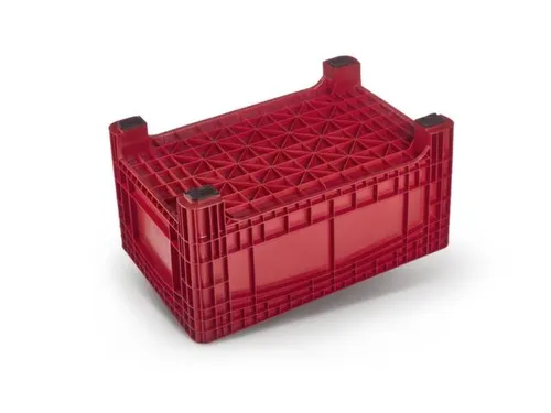 container met grote capaciteit,HxLxB 580x1200x800mm,354l,PE,rood