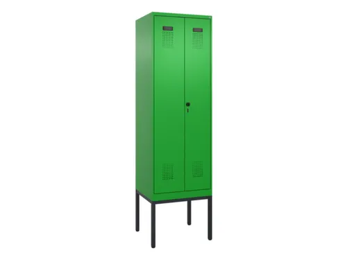 PBM-locker,HxBxD 2120x600x500mm,2vak,vak B 300mm,draaigrendel