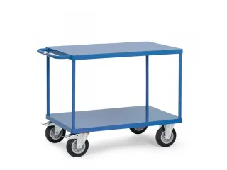 Tafelwagen Met Laadvlak Van Staalplaat 2400b 500kg 2 Etages 850x500mm - 1