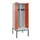 locker met bank,voor scheiding van kleding,HxBxD 2120x800x815mm,2vak