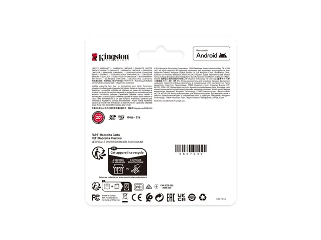 1TB microSDXC Canvas Select Plus Gen3 150MB/s A1 kaart + adapter