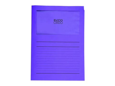 Map Elco Ordo Classico mvenst A4 120gr 220x310mm violet 100st verp1002