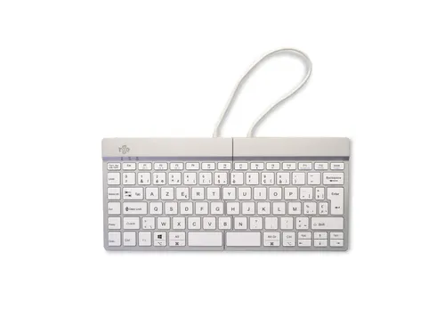 Split Break V2 ergonomisch toetsenbord Azerty BE Wit draadloos