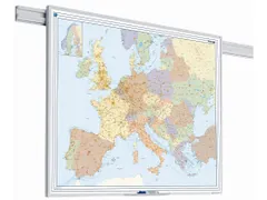Landkaart whiteboard Partnerline Europa Wegenkaart 90x125cm