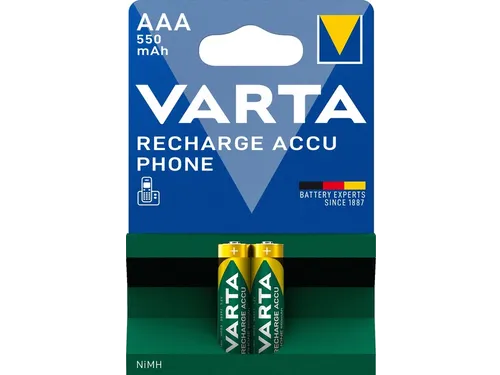 Batterij VARTA oplaadbaar Accu Phone 2x AAA 550mAh
