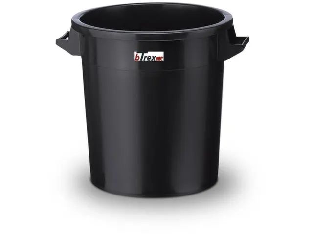 ton,HxØ 470x460mm,50l,HDPE,zwart