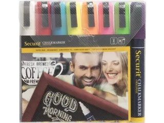 Krijtmarker Medium, Etui à 8 Stuks Assorti Kleuren - 1