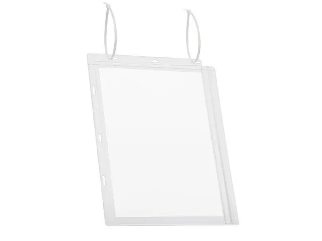 Pochette d'affichage étanche A4 Transparent Fixation serre-câbles