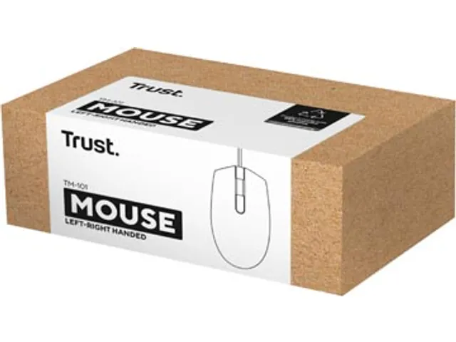 Trust muis TM-101 Eco Zwart