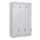Z-garderobekast,HxBxD 1950x1200x500mm,vak B 200/400mm,draaigrendel