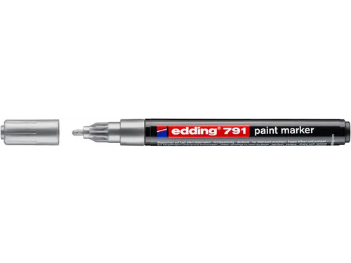 Paintmarker edding 791 op alcoholbasis 1-2mm zilver