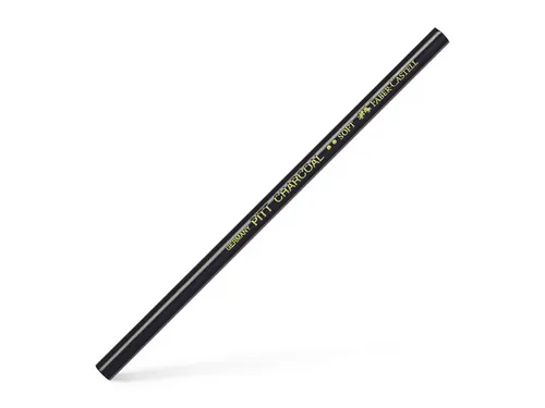 Faber Castell Pitt Monochrome Houtskoolpotlood Zwart Zacht