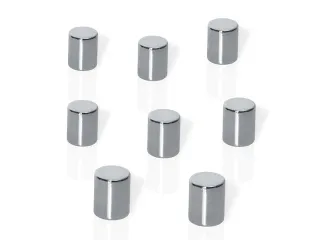 magneten Be!board 8 stuks rond 8mm Zilver - 1