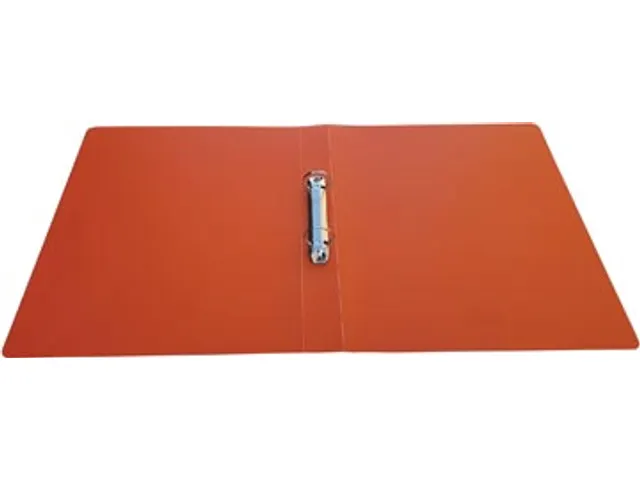 Ringmap voor ft A4, uit PP 2 ringen van 25mm transparant Oranje