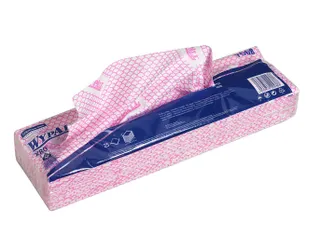 WypAll 7568 sopdoek X80 I-vouw 1-laags Rood 250 Stuks - 4