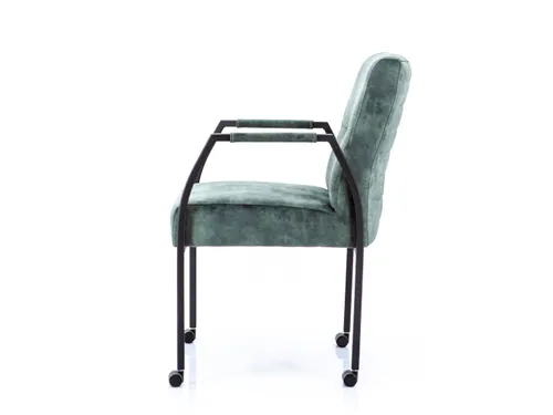 Vergaderstoel Albany Hunter Velours Zwart 4-poots frame