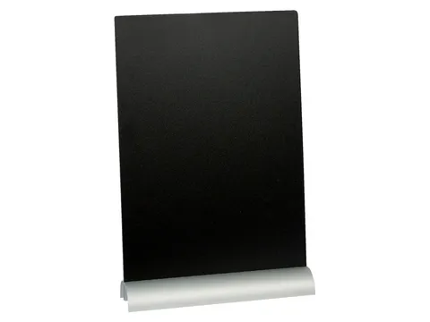 Krijtbord Securit A4 290x210x60mm voet aluminium