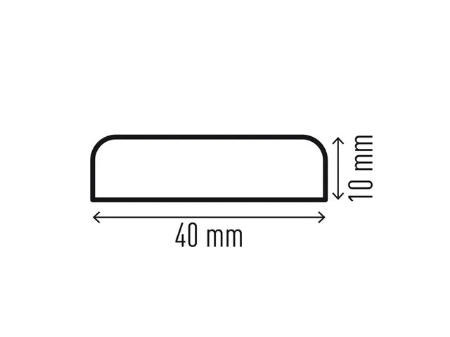 Oppervlakte beschermingsprofiel S10 1 Meter